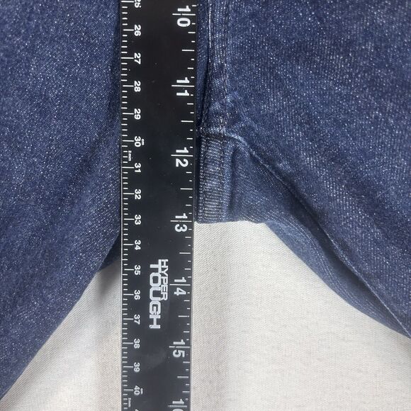 Lauren Ralph Lauren Regal Skinny Jeans Women’s 10 Blue Dark Wash Black Stripe - Picture 13 of 16